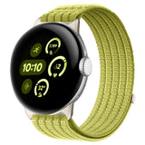 Google Pixel Watch 4 / 3 (45mm) EIDERWOOD Nylon Klokkerem – Grønn