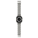 Apple Watch (42/44/SE/45/46/49mm) Aulumu C01 Titan Stropp - Sølv