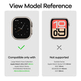 Apple Watch (42/44/SE/45/46/49mm) Aulumu C03 Nylon Stropp - Sølv / Svart