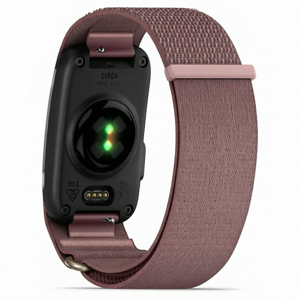 Garmin CIRQA Smart Band EIDERWOOD Nylon - Str. L-XL - Dyp Rosa