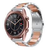 Universell Smartklokke (20mm) Rustfritt Stål Rem - Sølv / Rose Gold