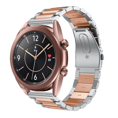 Universell Smartklokke (20mm) Rustfritt Stål Rem - Sølv / Rose Gold