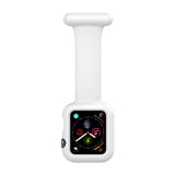 Apple Watch (38/40/SE/41/42mm) Silikon Pleieklokkerem -  Hvit
