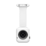 Apple Watch (38/40/SE/41/42mm) Silikon Pleieklokkerem -  Hvit