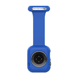 Apple Watch (38/40/SE/41/42mm) Silikon Pleieklokkerem - Blå