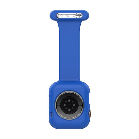 Apple Watch (38/40/SE/41/42mm) Silikon Pleieklokkerem - Blå