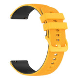 Smartwatch Silikonrem (22 mm) Gitter- Gul / Svart