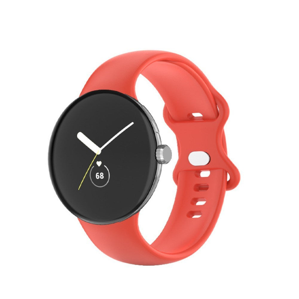 EIDERWOOD Google Pixel Watch 4 / 3 / 2 / 1 (41mm) Silikon Smartwatch Rem - Rød