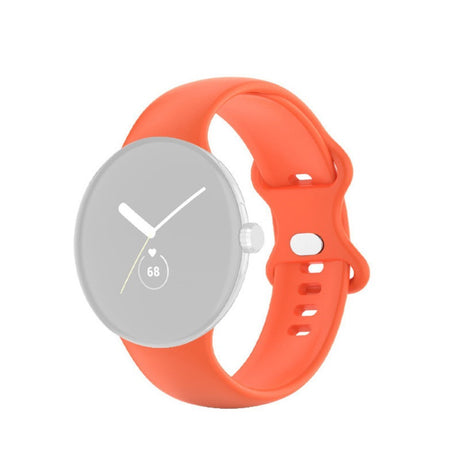 EIDERWOOD Google Pixel Watch 4 / 3 / 2 / 1 (41mm) Silikon Smartwatch Rem - Oransje