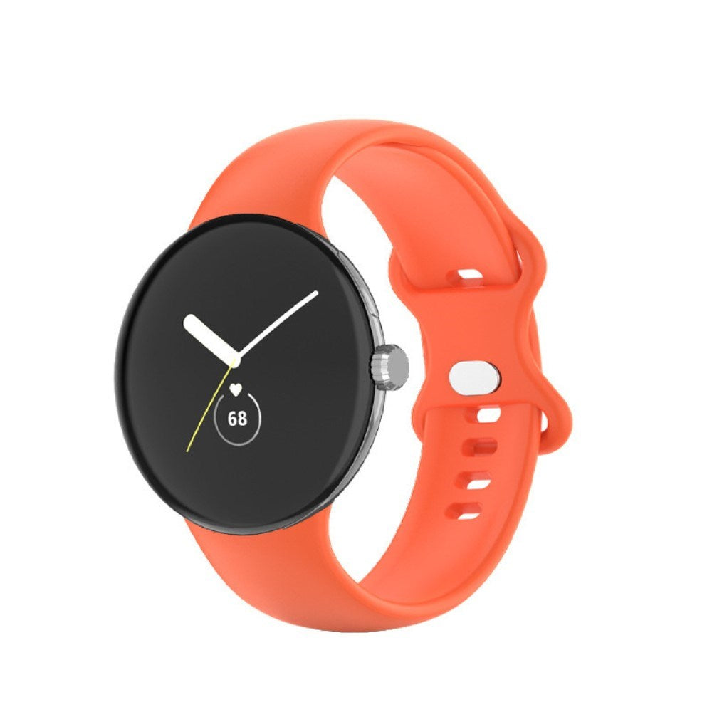 EIDERWOOD Google Pixel Watch 4 / 3 / 2 / 1 (41mm) Silikon Smartwatch Rem - Oransje