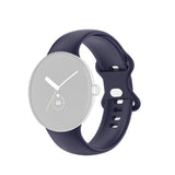 EIDERWOOD Google Pixel Watch 4 / 3 / 2 / 1 (41mm) Silikon Smartwatch Rem - Mørkeblå