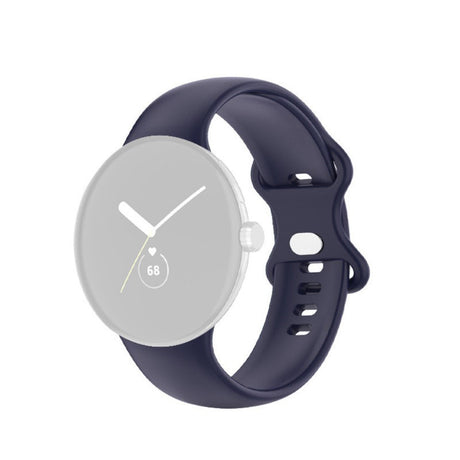 EIDERWOOD Google Pixel Watch 4 / 3 / 2 / 1 (41mm) Silikon Smartwatch Rem - Mørkeblå