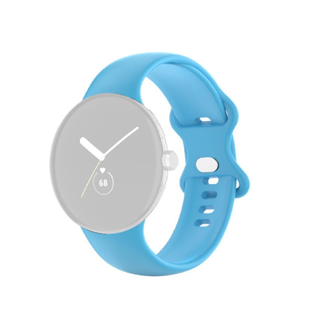 EIDERWOOD Google Pixel Watch 4 / 3 / 2 / 1 (41mm) Silikon Smartwatch Rem - Lyseblå