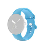 EIDERWOOD Google Pixel Watch 4 / 3 / 2 / 1 (41mm) Silikon Smartwatch Rem - Lyseblå