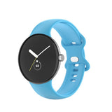 EIDERWOOD Google Pixel Watch 4 / 3 / 2 / 1 (41mm) Silikon Smartwatch Rem - Lyseblå