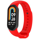 Xiaomi Smart Band 10 / 9 / 8 / NFC Silikonreim - Rød