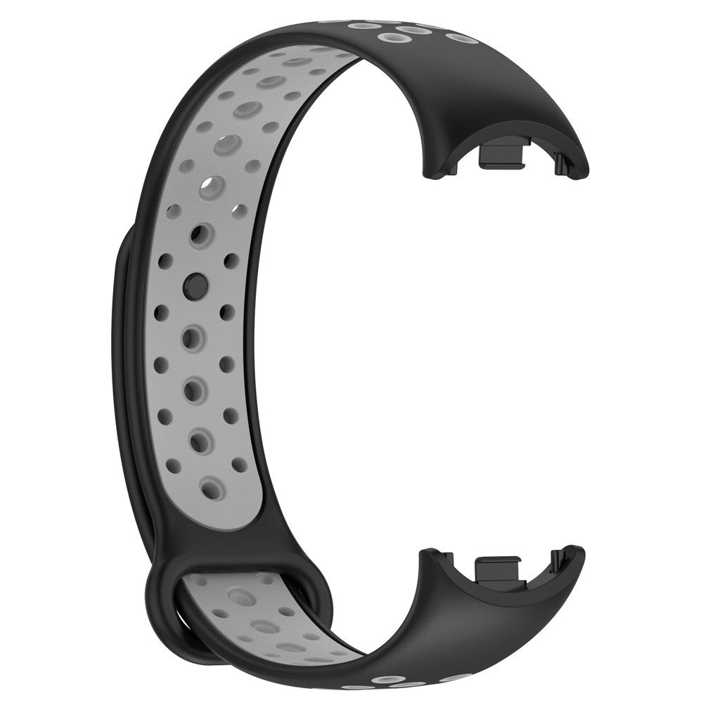Xiaomi Smart Band 10 / 9 / 8 / NFC Silikon Klokkereim - Svart / Grå