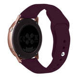 Huawei Watch GT 4 (41mm) / Garmin Venu 3S (18mm) Silikonrem - Mørk Rød