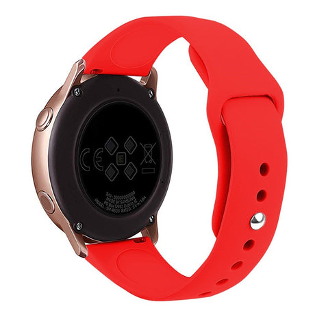 Huawei Watch GT 4 (41mm) / Garmin Venu 3S (18mm) Silikonrem - Rød