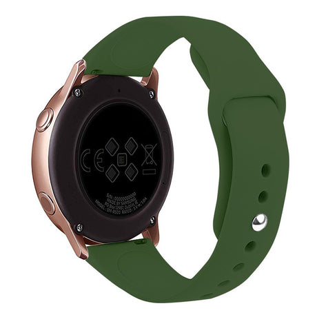 Huawei Watch GT 4 (41mm) / Garmin Venu 3S (18mm) Silikonrem - Grønn