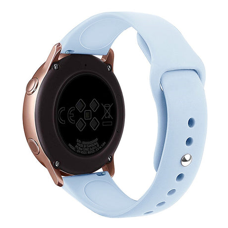 Huawei Watch GT 4 (41mm) / Garmin Venu 3S (18mm) Silikonrem - Lyseblå