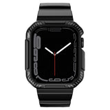 Apple Watch (38/40/SE/41MM) Plast Stropp & Deksel - Svart