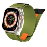 Apple Watch (42/44/SE/45/46/49mm) EIDERWOOD Nylon Klokkereim - Grønn