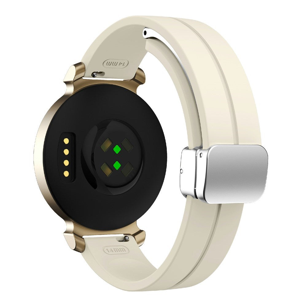 Garmin Lily 2 EIDERWOOD Magnetisk Silikonreim - Beige