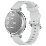EIDERWOOD Garmin Lily 2 Silikonrem med Metallspenne - Grå