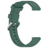 EIDERWOOD Garmin Lily 2 Silikonrem med Metallspenne - Mørkegrønn