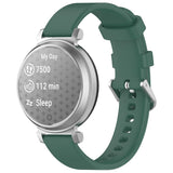 EIDERWOOD Garmin Lily 2 Silikonrem med Metallspenne - Mørkegrønn
