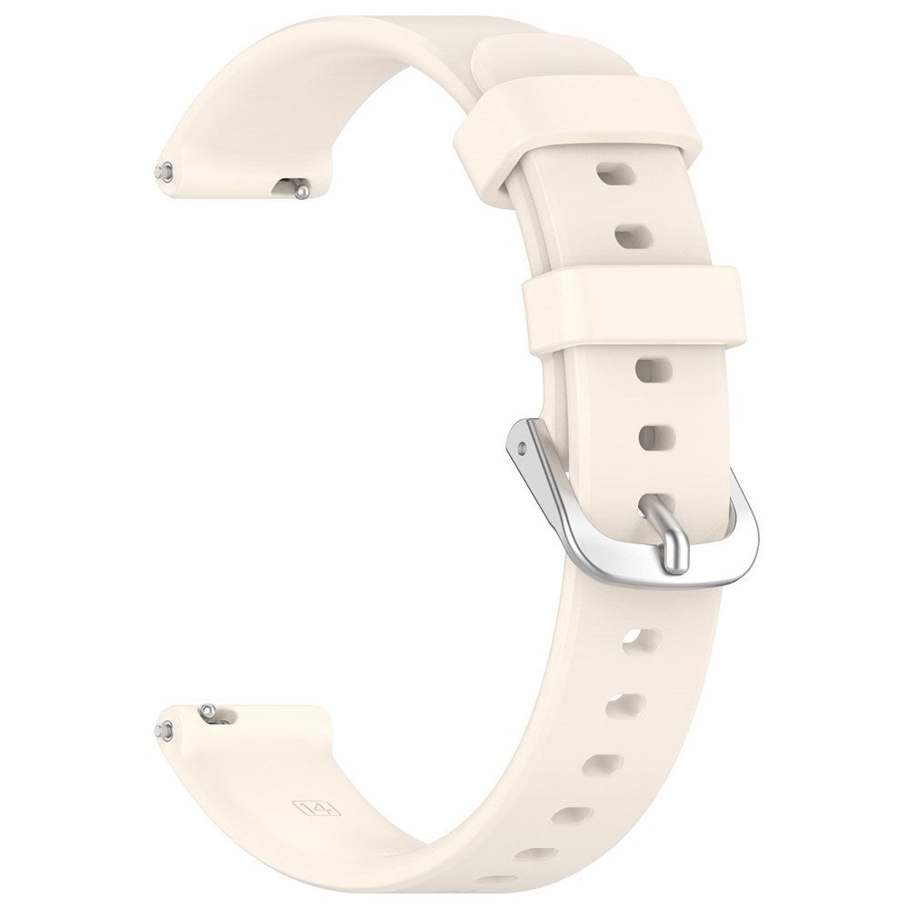 EIDERWOOD Garmin Lily 2 Silikonrem med Metallspenne - Beige