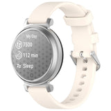 EIDERWOOD Garmin Lily 2 Silikonrem med Metallspenne - Beige