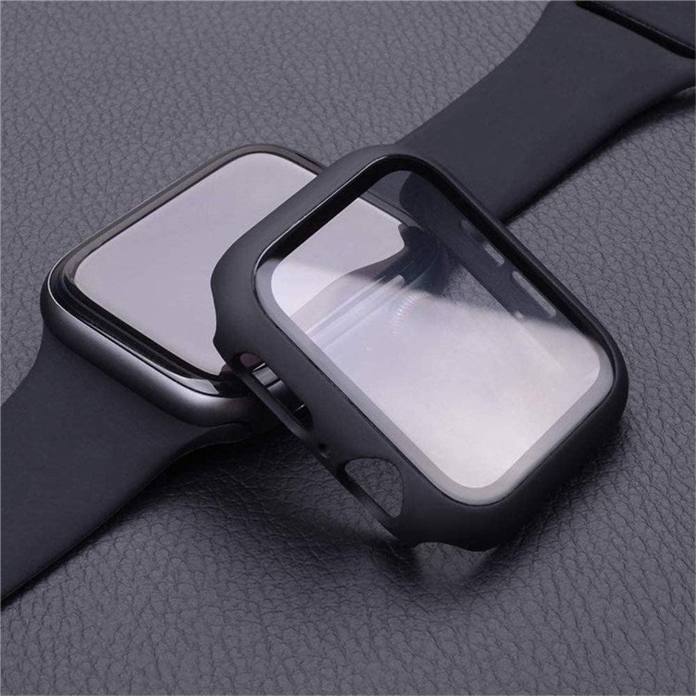 Apple Watch 11 / 10 (42mm) Hard Plast Deksel med Innebygd Skjermbeskytter - Mørk Blå