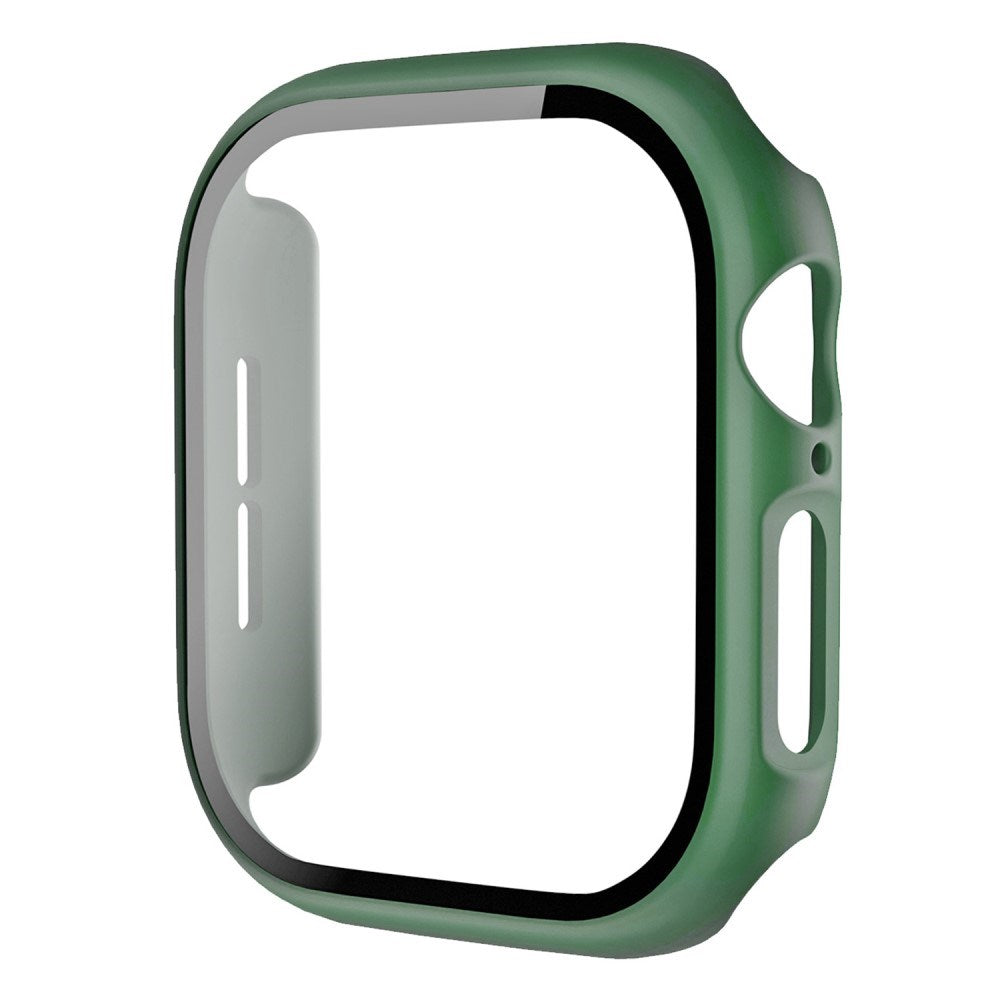 Apple Watch 11 / 10 (42mm) Hard Plast Deksel med Innebygd Skjermbeskytter - Grønn