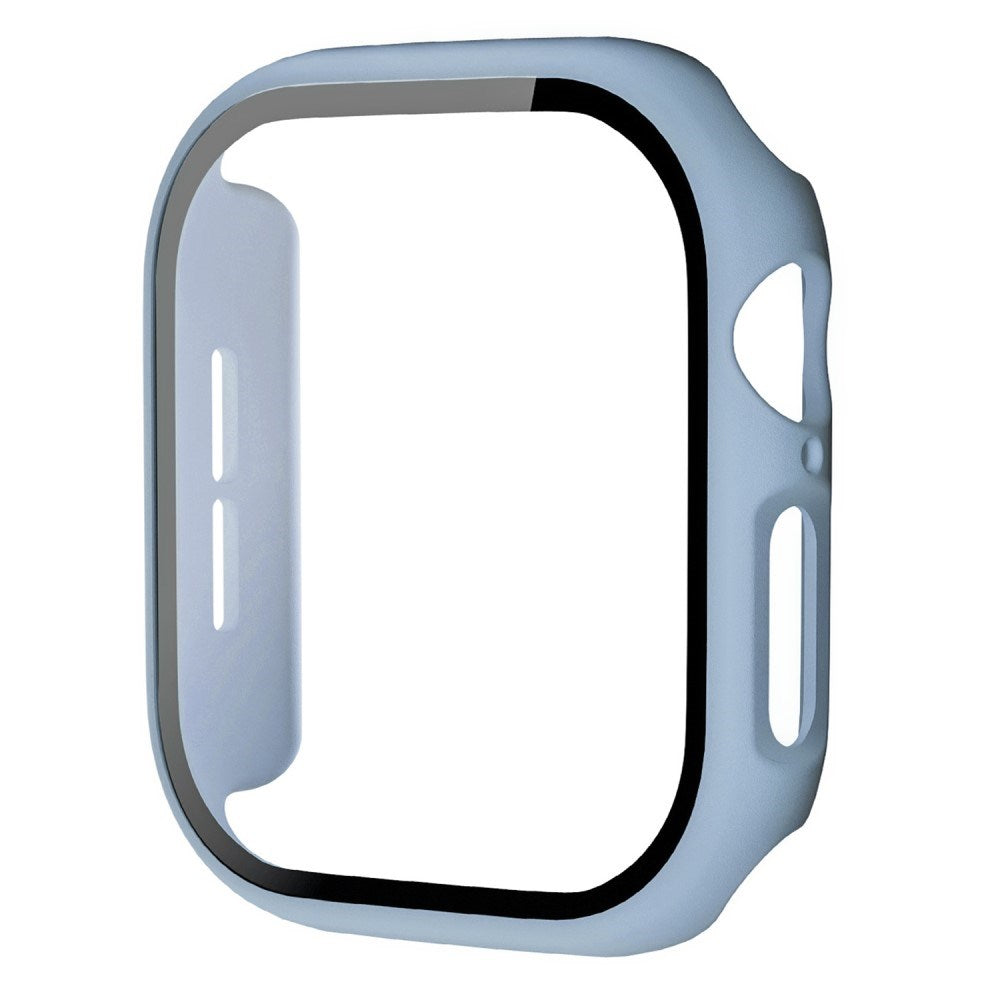 Apple Watch 11 / 10 (42mm) Hard Plast Deksel med Innebygd Skjermbeskytter - Lyseblå