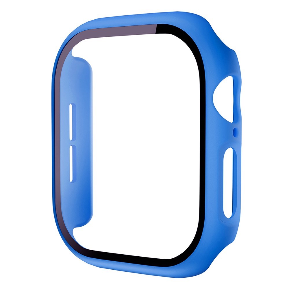 Apple Watch 11 / 10 (42mm) Hard Plast Deksel med Innebygd Skjermbeskytter - Blå