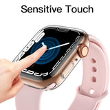 Apple Watch 11 / 10 (46mm) Fleksibelt Plast Deksel med innebygd Skjermbeskytter - Gjennomsiktig