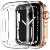 Apple Watch 11 / 10 (42mm) Fleksibelt Plast Deksel med innebygd Skjermbeskytter - Gjennomsiktig
