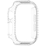 Apple Watch 11 / 10 (42mm) Hard Plast Deksel - Gjennomsiktig / Rhinsten
