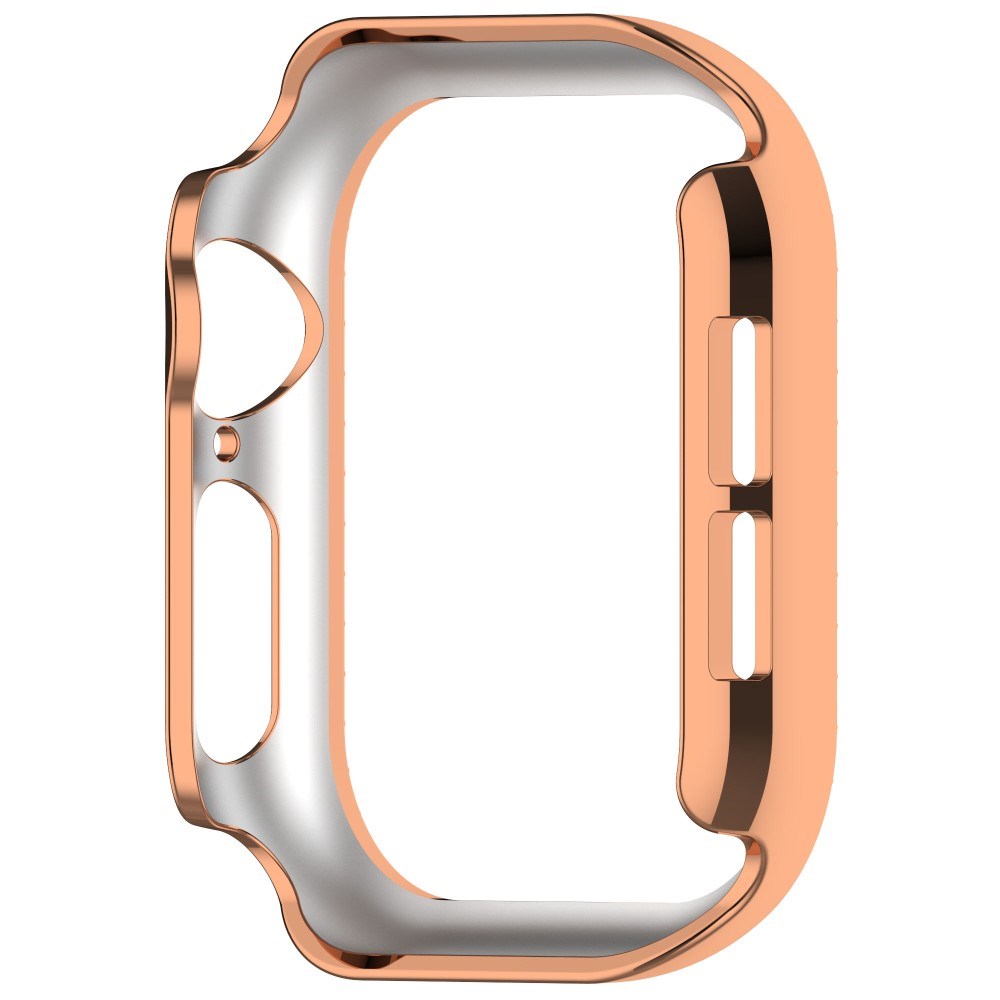 Apple Watch 11 / 10 (46mm) Hard Plast Deksel - Rose Gold / Rhinsten