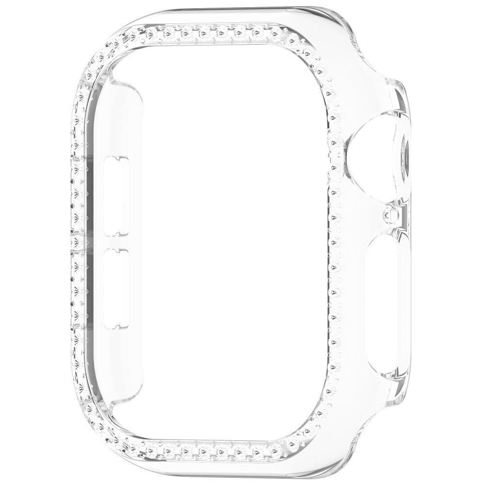 Apple Watch 11 / 10 (46mm) Hard Plast Deksel - Gjennomsiktig / Rhinsten