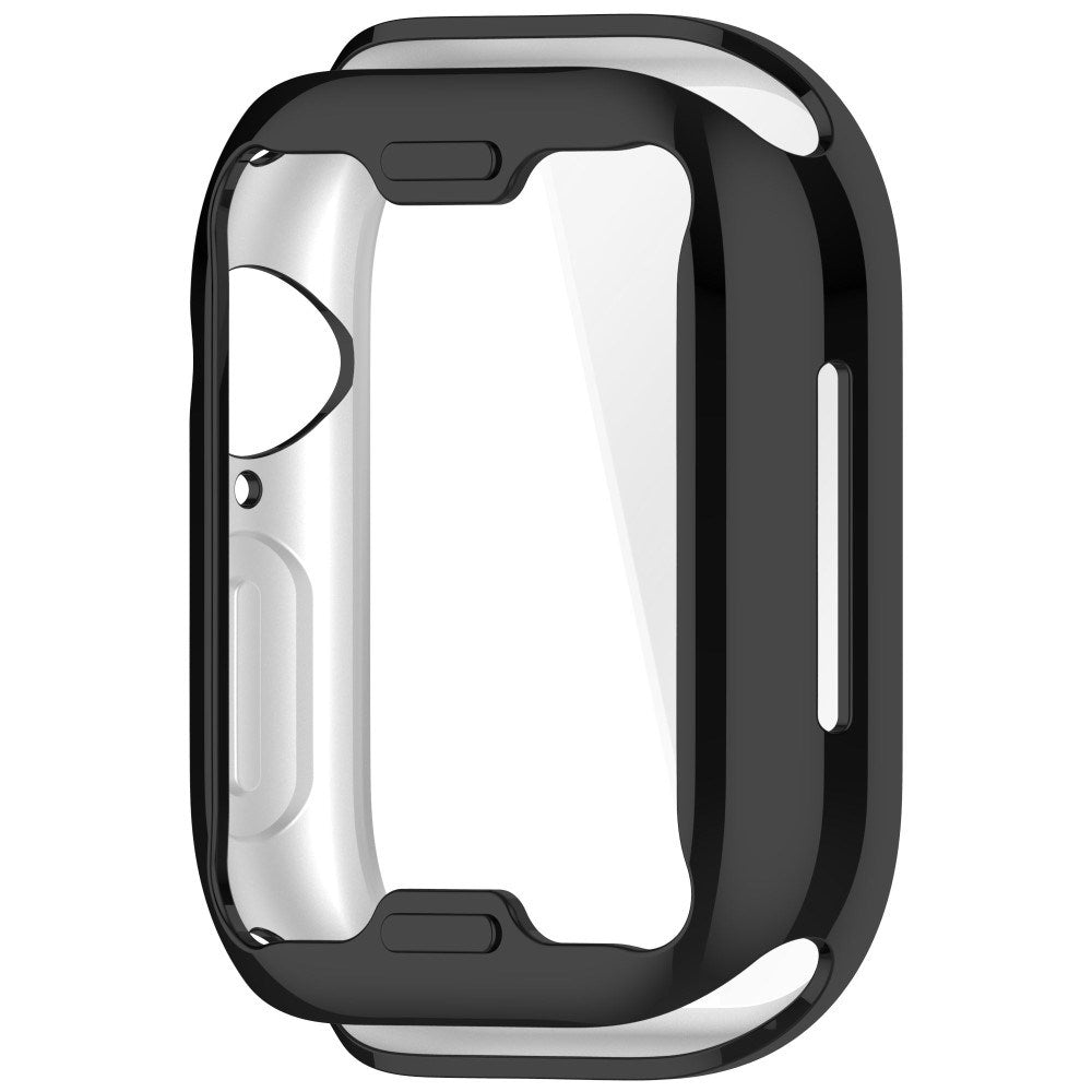 Apple Watch 11 / 10 (42mm) Fleksibelt Plast Deksel med Skjermbeskyttelse - Svart