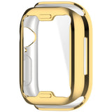Apple Watch 11 / 10 (42mm) Fleksibelt Plast Deksel med Skjermbeskyttelse - Gull