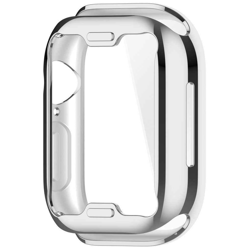 Apple Watch 11 / 10 (42mm) Fleksibelt Plast Deksel med Skjermbeskyttelse - Sølv