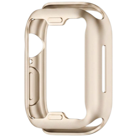 Apple Watch 11 / 10 (42mm) Fleksibelt Plast Deksel med Skjermbeskyttelse - Starlight