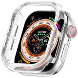 Apple Watch 11 / 10 (42mm) Hardt Plast Deksel - Gjennomsiktig