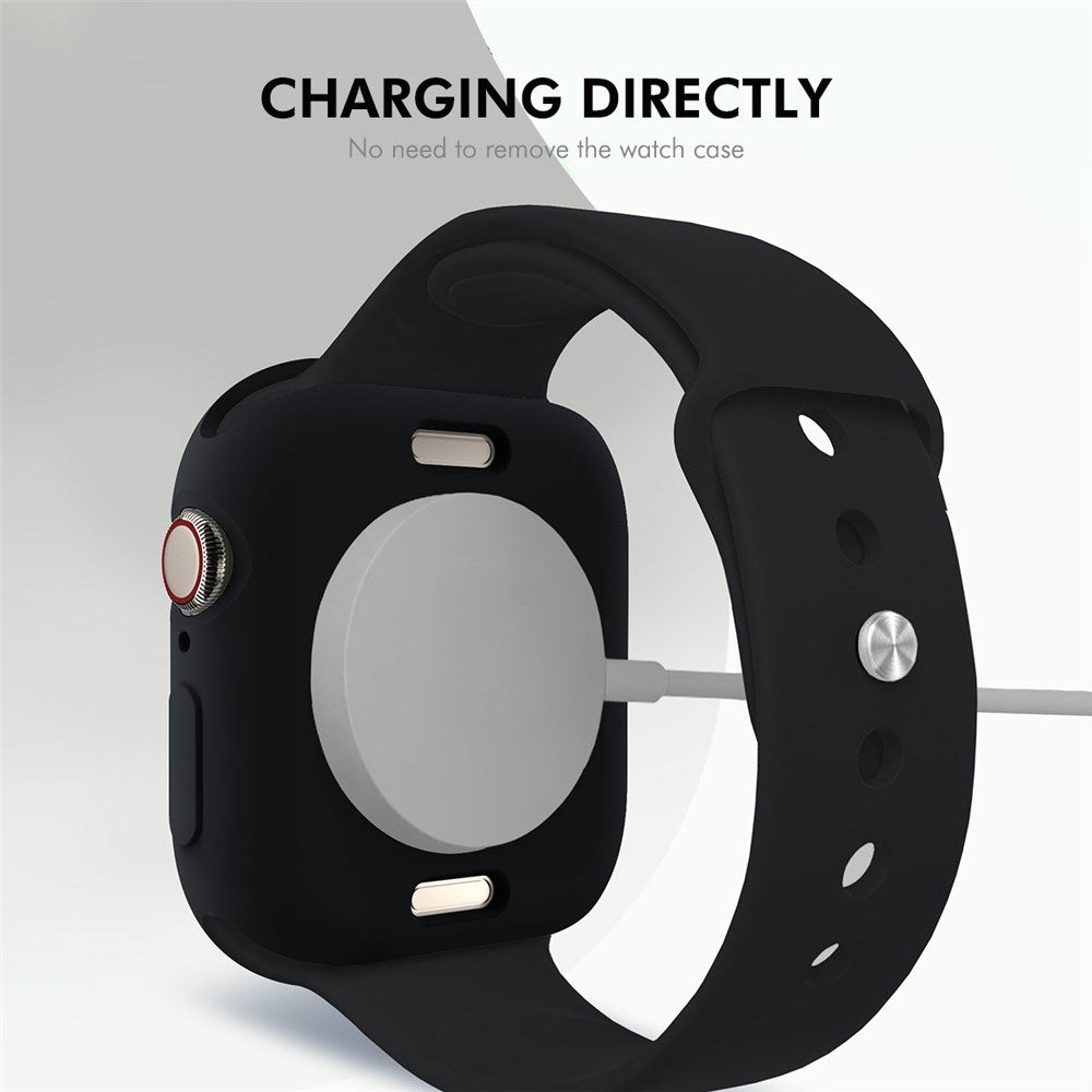 Apple Watch 11 / 10 (46mm) Fleksibelt Plast Deksel - Lysblå
