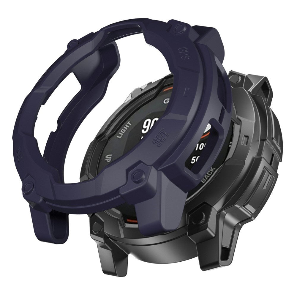 Garmin Instinct 3 Solar (45mm) Rugged Plast Deksel - Blå