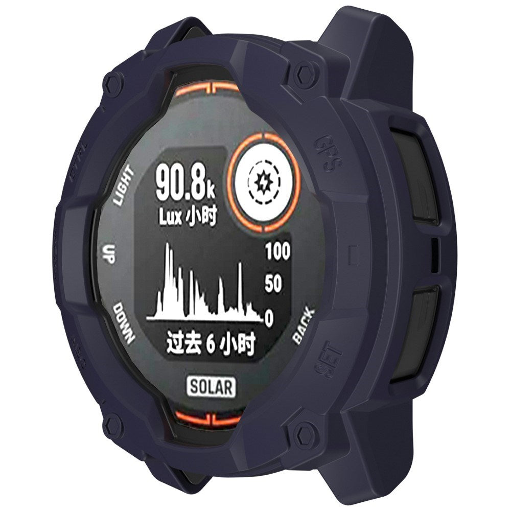 Garmin Instinct 3 Solar (45mm) Rugged Plast Deksel - Blå